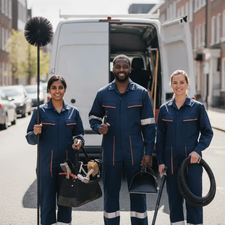 Chimney Sweep team in East Kilbride